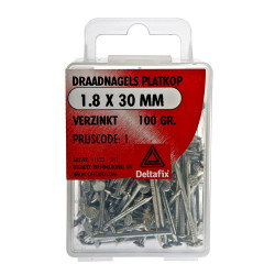 DRAADNAGEL PK VZ 1.8 X 30 MM DIN 1151B 100 GR.