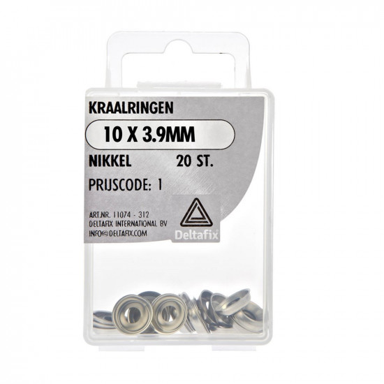 KRAALRINGEN NIKKEL 11X3.5MM 20 ST