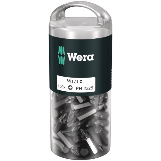 851/1 Z DIY 100 BITS PHILLIPS, PH 2 X 25 MM, 100-DELIG