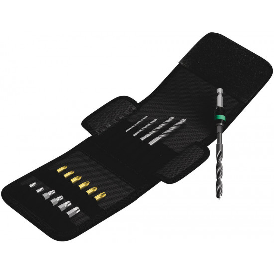 849/855/867/18 HOUTBOREN-BIT EN BITS-SET, 18-DELIG