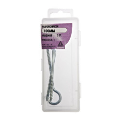 PLAFONDHAAK KLEINE HAAK VZ 100MM 3ST