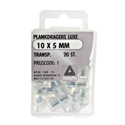 PLANKDRAGER LUXE TRANSPARANT 10 X 5 MM 20ST