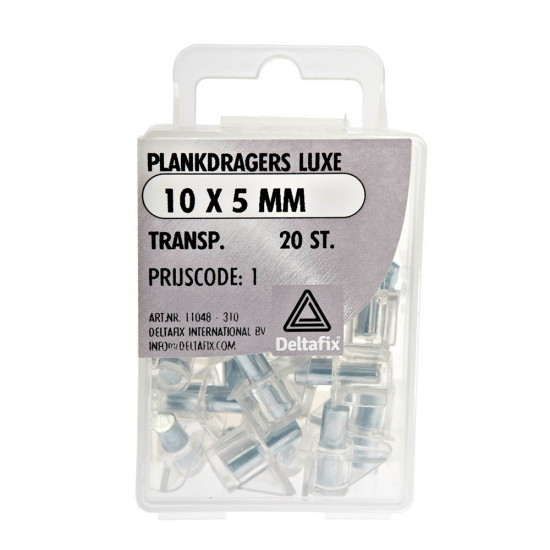 PLANKDRAGER LUXE TRANSPARANT 10 X 5 MM 20ST