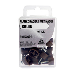 PLANKDRAGER MET NAGEL BRUIN 8 MM 24ST