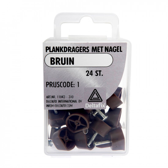 PLANKDRAGER MET NAGEL BRUIN 8 MM 24ST