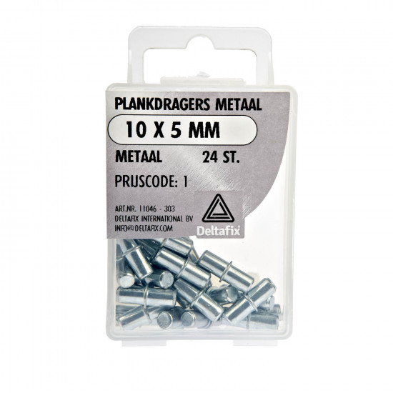 PLANKDRAGERS METAAL METAAL 10X5 MM 24 ST