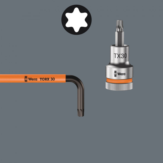 967 SPKXL TORX® STIFTSLEUTEL MULTICOLOUR, LANG, TX 27 X 172 MM
