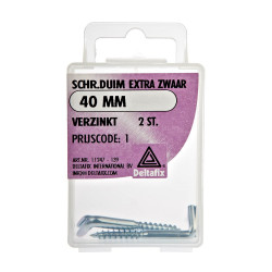 SCHROEFDUIM EXTRA ZWAAR VZ 40 MM 2ST