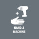 8790 HMA ZYKLOP HAND- EN MACHINEDOP MET 1/4"-AANDRIJVING, 12 X 23 MM