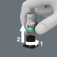 8100 SA 12 HF ZYKLOP METAL-RATELSET, OMSCHAKELPAL, 1/4"-AANDRIJVING, METRISCH, 13-DELIG