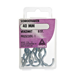 SCHROEFHAAK VZ 40 MM 8ST