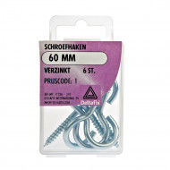 SCHROEFHAAK VZ 60 MM 6ST