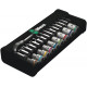 8100 SA 10 ZYKLOP METAL-RATELSET DOORSTEEKVIERKANT, 1/4"-AANDRIJVING, INCH, 28-DELIG