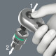8100 SA 10 ZYKLOP METAL-RATELSET DOORSTEEKVIERKANT, 1/4"-AANDRIJVING, INCH, 28-DELIG