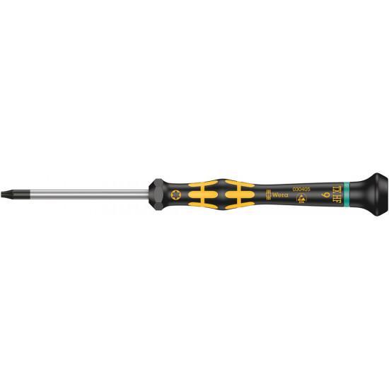 1567 TORX® HF ESD KRAFTFORM MICRO SCHROEVENDRAAIER MET VASTHOUDFUNCTIE, TX 9 X 60 MM
