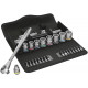 8100 SB 10 ZYKLOP METAL-RATELSET DOORSTEEKVIERKANT, 3/8"-AANDRIJVING, INCH, 29-DELIG