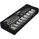 8100 SB 10 ZYKLOP METAL-RATELSET DOORSTEEKVIERKANT, 3/8"-AANDRIJVING, INCH, 29-DELIG