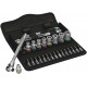 8100 SA 7 ZYKLOP METAL-RATELSET DOORSTEEKVIERKANT, 1/4"-AANDRIJVING, METRISCH, 28-DELIG