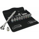 8100 SC 7 ZYKLOP METAL-RATELSET DOORSTEEKVIERKANT, 1/2"-AANDRIJVING, METRISCH, 28-DELIG