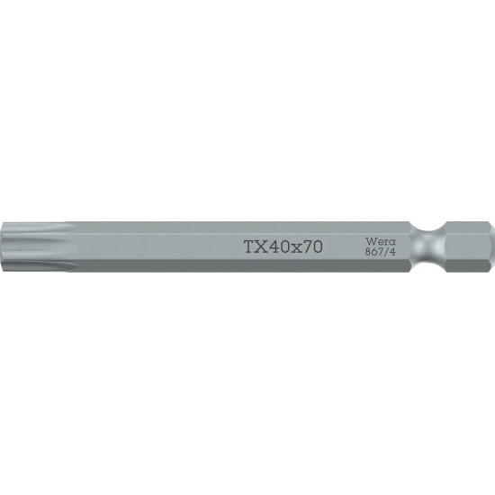 867/4 Z TORX® BITS, TX 9 X 70 MM