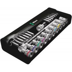 8100 SC 11 ZYKLOP METAL-RATELSET, OMSCHAKELPAL, 1/2"-AANDRIJVING, INCH, 28-DELIG