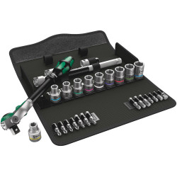 8100 SC 6 ZYKLOP SPEED-RATELSET, 1/2"-AANDRIJVING, METRISCH, 28-DELIG