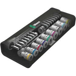 8100 SB 11 ZYKLOP METAL-RATELSET, OMSCHAKELPAL, 3/8"-AANDRIJVING, INCH, 29-DELIG