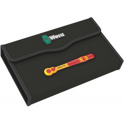 8100 SB VDE 1 ZYKLOP RATELSET, GEISOLEERD, VOORZIEN VAN OMSCHAKELPAL, 3/8" AANDRIJVING, METRISCH, 17-DELIG