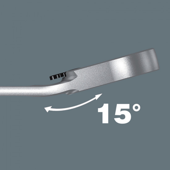 6001 JOKER SWITCH STEEK- EN RINGRATELSLEUTEL, OMSCHAKELBAAR, 11 X 165 MM