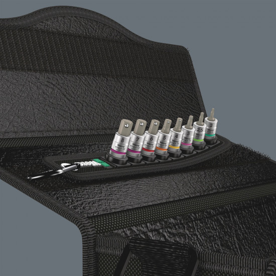 BELT A 2 ZYKLOP BINNENZESKANT BITDOPPEN SET, MET VASTHOUDFUNCTIE, MET 1/4" -AANDRIJVING, 8-DELIG