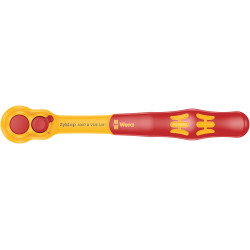 8007 B VDE ZYKLOP RATEL, GEISOLEERD, VOORZIEN VAN OMSCHAKELPAL EN 3/8" AANDRIJVING, 3/8" X 222 MM