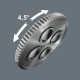 8007 B VDE ZYKLOP RATEL, GEISOLEERD, VOORZIEN VAN OMSCHAKELPAL EN 3/8" AANDRIJVING, 3/8" X 222 MM