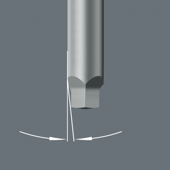 868/4 V BINNENVIERKANT BITS, # 2 X 70 MM
