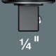 7772 A INSTEEKRATEL, OMSCHAKELBAAR, 9X12 MM, 9X12 X 1/4" X 49 MM
