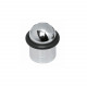 INTERSTEEL DEURSTOP MET RING CHROOM
