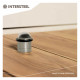 INTERSTEEL DEURSTOP MET RING CHROOM