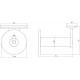 INTERSTEEL LEUNINGHOUDER ZWAAR MET HOL ZADEL RVS GEBORSTELD