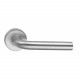 INTERSTEEL DEURKRUK RECHT GEVEERD OP ROZET ø˜53X10 MM MET RING RVS GEB