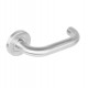 INTERSTEEL DEURKRUK ROND OP ROZET MET 7 MM NOK RVS GEBORSTELD