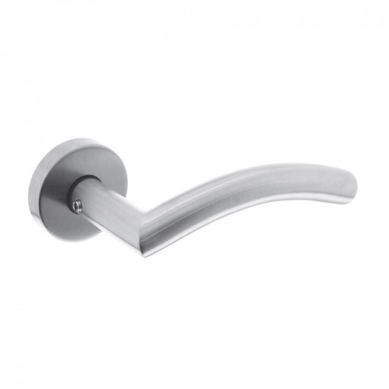INTERSTEEL DEURKRUK LISA 90Â° MET ROZET RVS GEBORSTELD