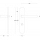 INTERSTEEL DEURKRUK ROND OP SCHILD TOILET-/BADKAMERSLUITING 63 MM RVS