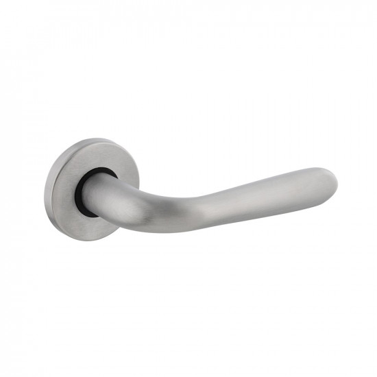 INTERSTEEL DEURKRUK JUPITER OP ROZET CHROOM MAT