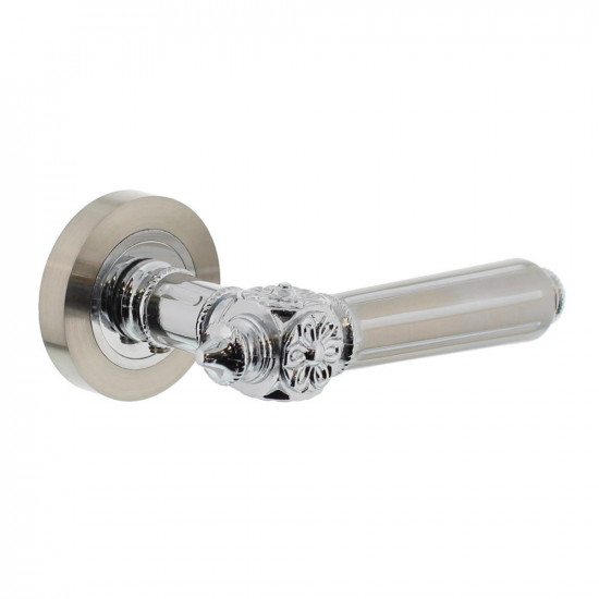 INTERSTEEL DEURKRUK JULIETTA OP ROZET CHROOM