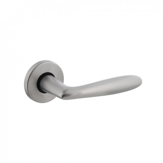INTERSTEEL DEURKRUK PHOBOS OP ROZET CHROOM MAT