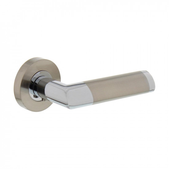 INTERSTEEL DEURKRUK NICOL OP ROZET CHROOM