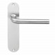 INTERSTEEL DEURKRUK RECHT ø¸16 MM SLANK OP SCHILD BLIND RVS GEBORSTELD
