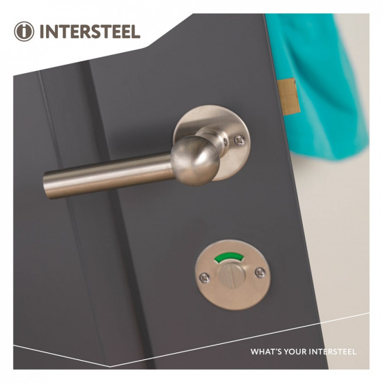 INTERSTEEL ROZET ROND PLAT 50 MM TOILET-/BADKAMERSLUITING MET 8 MM STI