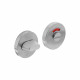 INTERSTEEL ROZET TOILET-/BADKAMERSLUITING ROND VERDEKT RVS GEBORSTELD