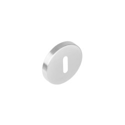 INTERSTEEL ROZET SET ROND MET SLEUTELGAT RVS GEBORSTELD