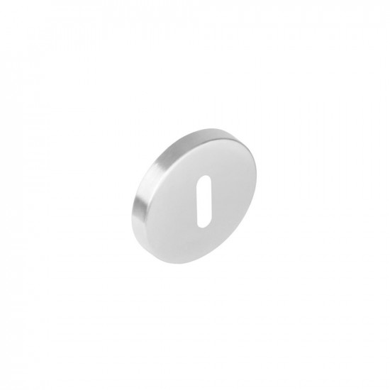 INTERSTEEL ROZET SET ROND MET SLEUTELGAT RVS GEBORSTELD